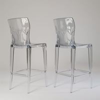 Tabouret de bar moderne en acrylique transparent de haute qualité, réglable, écologique, pour comptoir, usage commercial, hôtelier et résidentiel, vente en gros
