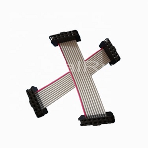 Mạ vàng dài khóa 2.54mm Pitch Dip kép Hàng thẳng ejector tiêu đề tiêu đề & dây vỏ sản phẩm - Product Image 5