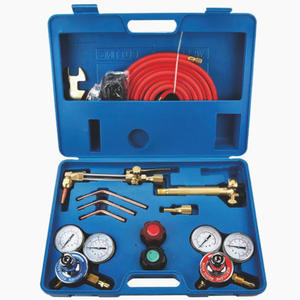 Kit de chalumeau de soudage et de découpe au gaz de type Victor, chalumeau de soudage TIG en acier inoxydable avec une forte capacité, comprend un étui de transport - Product Image 2