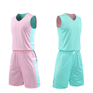 Uniformes de Baloncesto Reversibles al Por Mayor, Económicos, Estampados, de Talla Grande, Transpirables, para Equipos de Entrenamiento - Product Image 2