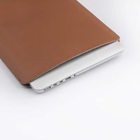 Housse en cuir pour ordinateur portable avec support pour Macbook compatible M4 2025-2018 Pro M2 2022 M1 2020-2016 Housse en faux cuir