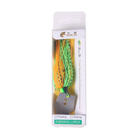 Leurre de pêche artificiel 10cm 11g en caoutchouc à jupe barbue pour jigging lent, spinnerbait, buzzbait, chatterbait, wobbler