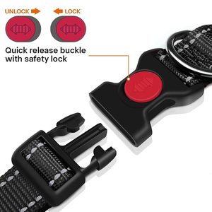 Elegante <span class=keywords><strong>Collar</strong></span> para Perro con Cintas Reflectantes, Ajustable, Hebilla de Seguridad Resistente, Material de Nailon, Diseño de Dibujos Animados - Product Image 6