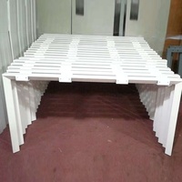 BERSON-mesas de lectura para ordenador, escritorio de oficina, patas de mesa de metal redondas, marco de 3 asientos, baratas