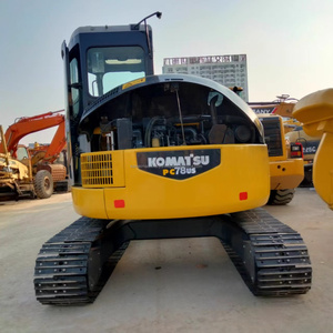 Excavadora de cadenas pequeña Komatsu PC78US usada, 7 toneladas, motor y caja de cambios japoneses, modelo 2022 - Product Image 5