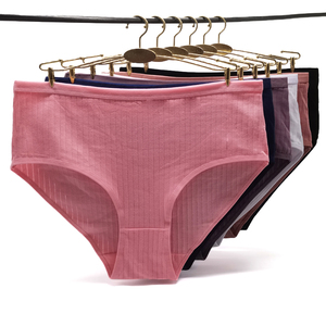 Ropa interior de Mujer talla UE S M L XL XXL bragas sólidas de algodón suave - Product Image 1