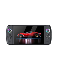 Console de jeu portable M27, écran IPS 7,0 pouces, 64 Go, plus de 10000 jeux, lumière RVB, joystick, lecteur de jeux vidéo portable