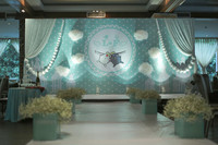 Nuage artificiel décoration de mariage plafond en coton Art déco moderne décoré de nuages blancs amovibles