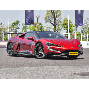 Véhicule électrique BYD Yangwang U9 2 portes 2 places Hardtop voiture de sport hybride EV Supercar avec porte papillon Argyle violet stock - Product Image 4