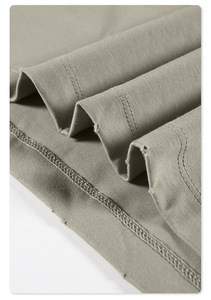 T-shirt à manches courtes de sport personnalisé en gros pour hommes 230G couleur unie tendance coupe ample style décontracté pour l'été - Product Image 5