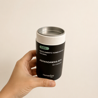 Emballage cosmétique biodégradable recyclable toutes les tailles 50ml pots de papier d'art cosmétique Tube de papier de cylindre environnemental de qualité alimentaire