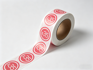 2-inch round self-adhesive sales stickers, red round sales stickers, 300 pieces, reusable perfume price <b>labels</b> - Product Image 2