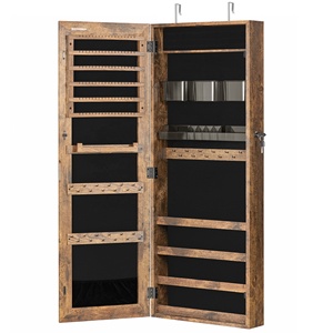 <span class=keywords><strong>Armoire</strong></span> murale verrouillable <span class=keywords><strong>SONGMICS</strong></span>, organisateur de <span class=keywords><strong>bijoux</strong></span> avec miroir pleine longueur - Product Image 1