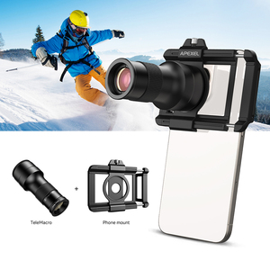 Lente <span class=keywords><strong>de</strong></span> Cámara para Teléfono Móvil APEXEL HD con Zoom 6X, Lente Macro <span class=keywords><strong>de</strong></span> 150 mm con Recubrimiento Múltiple para Fotografía con Teléfono Móvil y Observación a Simple Vista - Product Image 2