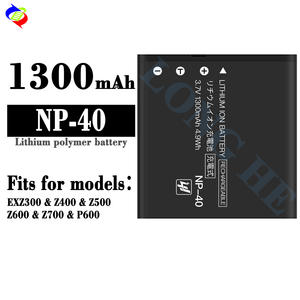 Batería de Repuesto de Litio NP-40 de 1300 mAh para Cámaras <span class=keywords><strong>Casio</strong></span> EXZ300 Z400 Z500 Z600 Z700 P600 - Product Image 2