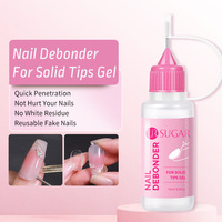 URSUGAR Tube d'application portable 15ml pour dissolvant de colle UV en gel, dissolvant de vernis à ongles solide rapide