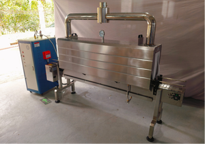 Máquina de Túnel de Termoencogimiento de Etiquetas de Plástico para Latas de <span class=keywords><strong>Cerveza</strong></span>/Botellas de Vidrio/Frascos con Generador de Vapor - Product Image 3