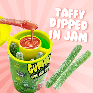 <span class=keywords><strong>Candy</strong></span> grosir kustom Label pribadi Jam asam permen Gummy dengan tongkat Chewy interaktif makanan ringan untuk hadiah pesta anak-anak - Product Image 1