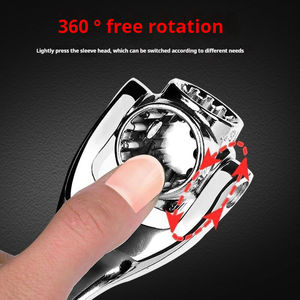Multifunction Tiger Wrench 52 in 1 Tools <b>Socket</b> Works with Spline Bolts Torx 360 Deg 6-Point Universial Furniture Car Repair - Product Image 5