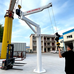 Grue à bras rotatif pliable automatique montée sur colonne 200kg 500kg 800kg - Product Image 1
