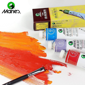 Tubos de Pintura al Óleo Maries Artist de Grado Profesional, Jumbo de 170 ml, Alta Pigmentación, 60 Colores para Estudio y Lienzo - Product Image 2