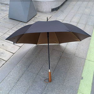 <span class=keywords><strong>Parapluie</strong></span> droit semi-<span class=keywords><strong>automatique</strong></span> personnalisé de 27 pouces à long manche, parapluies de golf à 8 baleines, style américain, cadeaux d'affaires, LOGO en fibre de verre - Product Image 1