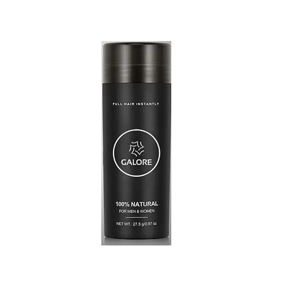 10 cores venda quente Cabelo Pó Spray Fibra Criar Private Label preto Hair Building fibras