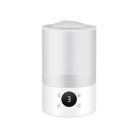 Humidificateur à ultrasons à brume froide 4L, 300ml/h, humidificateur d'air silencieux, veilleuse, affichage LED, aromathérapie pour chambre à coucher, chambre de bébé