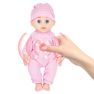 Nueva venta al por mayor encantadora muñeca cochecito de juguete lindo modelo combinación 5 en 1 juego de simulación House14 pulgadas muñecas de plástico - Product Image 4