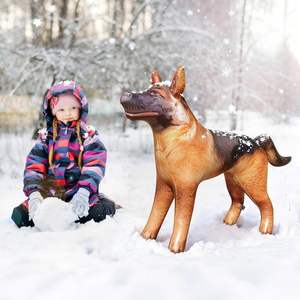 Décoration de chien berger allemand gonflable en PVC, imperméable et pliable, légère pour la maison - Product Image 2