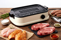 Support de barbecue électrique, barbecue d'intérieur sans fumée, table de barbecue sans fumée, barbecue coréen de table