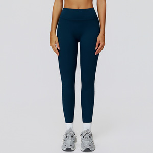 Leggings de Yoga con Forro Polar y Logotipo Personalizado, Pantalones Cálidos de Cintura Alta para <span class=keywords><strong>Mujer</strong></span>, Pantalones Ajustados para Correr, <span class=keywords><strong>Senderismo</strong></span> y Fitness al Aire Libre en Invierno - Product Image 4