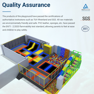 Solution Commerciale Complète pour Aire de Jeux Intérieure : Équipement Créatif de <span class=keywords><strong>Parc</strong></span> de Trampolines avec Fosse à Mousse pour Centre Commercial - Product Image 5