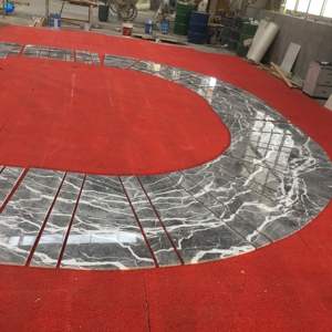 Panda bianco marmo disegno scale di marmo della metropolitana piastrelle di marmo scale pedate e alzate - Product Image 4