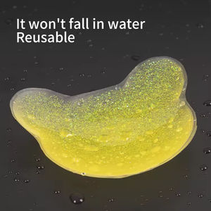 OEM/ODM ourson à paillettes fleur à trois pétales cache-tétons en silicone imperméable anti-bosses anti-exposition invisible et sexy couvre-tétons - Product Image 2