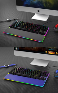 68-<b>Key</b> RGB Mechanical Gaming Keyboard with Three Mode Hot-Swap Blue Switches mechanical keyboard switches - Product Image 4