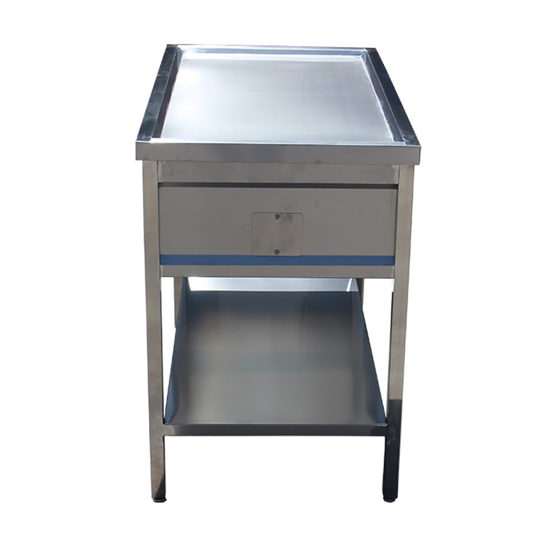 Mesa de tratamiento de fisioterapia médica veterinaria de acero inoxidable de alto rendimiento