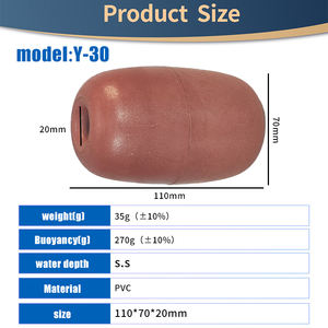 Flotteur de pêche en mousse PVC marine de haute qualité, bouée rotomoulée commerciale, les meilleurs accessoires de Chine pour filet de pêche coulissant - Product Image 6