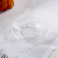 Série en plastique Hotel Essentials-Fournitures d'hôtel élégantes et durables Porte-savon rond Pot en coton-tige et support de télécommande TV