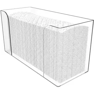 透明亚克力台面纸巾分配器折叠透明客人毛巾餐巾架