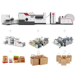 ماكينة السرعات العالية لجعل أكياس الورق ورقة ماكينات صناعة المنتجات صنع آلة تصنيع أكياس الورق