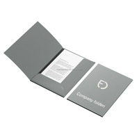 Taille personnalisée Logo Design Impression Entreprise Présentation Papier Fichier Poche Dossier