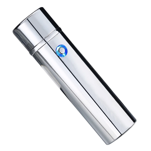 2025 Hot Sale High Quality Wholesale Bluk Flameless Cylindrical Fast Charge Durable Rechargeable Powerful Windproof Six Arc <b>USB</b> - Product Image 3