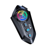 Auriculares para Casco de Motocicleta Y12, Sistema de Audio para Conducir con Altavoz de Bajos de 40 mm, Auriculares para Casco de Bicicleta y Bicicleta Eléctrica con Resistencia al Agua IP56
