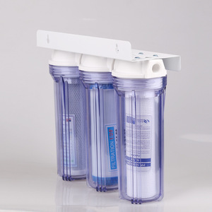 เครื่องกรองน้ำสามขั้นตอน 10 นิ้ว แบบยูนิเวอร์แซล สำหรับก๊อกน้ำในครัว พร้อมไส้กรองคาร์บอนกัมมันต์ เป็นมิตรต่อสิ่งแวดล้อม - Product Image 4