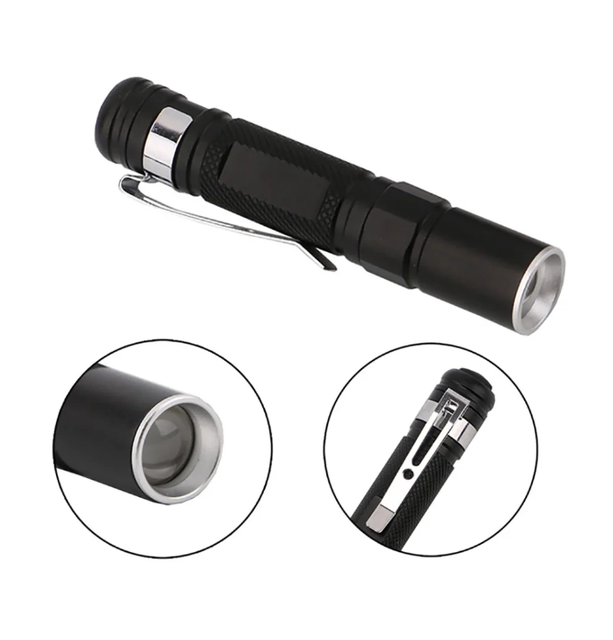 Portable Mini Penlight XPE LED Flashlight Torch Pocket Light Waterproof Lantern AAA Battery Powerful Led For Camping Hunting