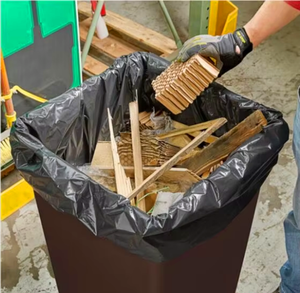 Sacs Poubelles Noirs en HDPE et LDPE en Rouleaux pour Déchets, Sacs à Ordures, Sacs Poubelles pour Conteneurs, Sacs à Déchets pour Usage Quotidien 13 30 50 65 - Product Image 5