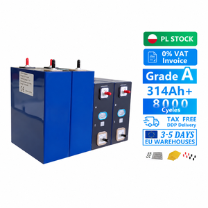 Stock PL 0% TVA Facture DEJIN 3.2V 314Ah Grade A LiFePO4 Cellule prismatique à décharge profonde pour pack de batteries solaires DIY - Product Image 1