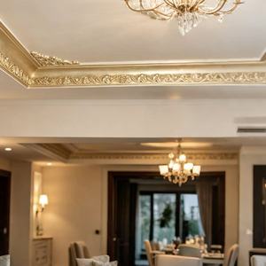 Nouvelle Arrivée Banruo – Moulure Couronnée Blanche en PU pour Hôtels Modernes, Décoration de Plafond et Plinthe, Longueur 2,4 m pour la Maison - Product Image 3