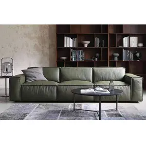 Fábrica direta 2023 sofá quarto mobiliário modular combinação moderna café couro sofá